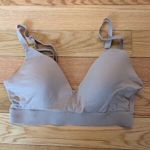 Kindred Bravely Seamless Nursing Bralette in Taupe XL
